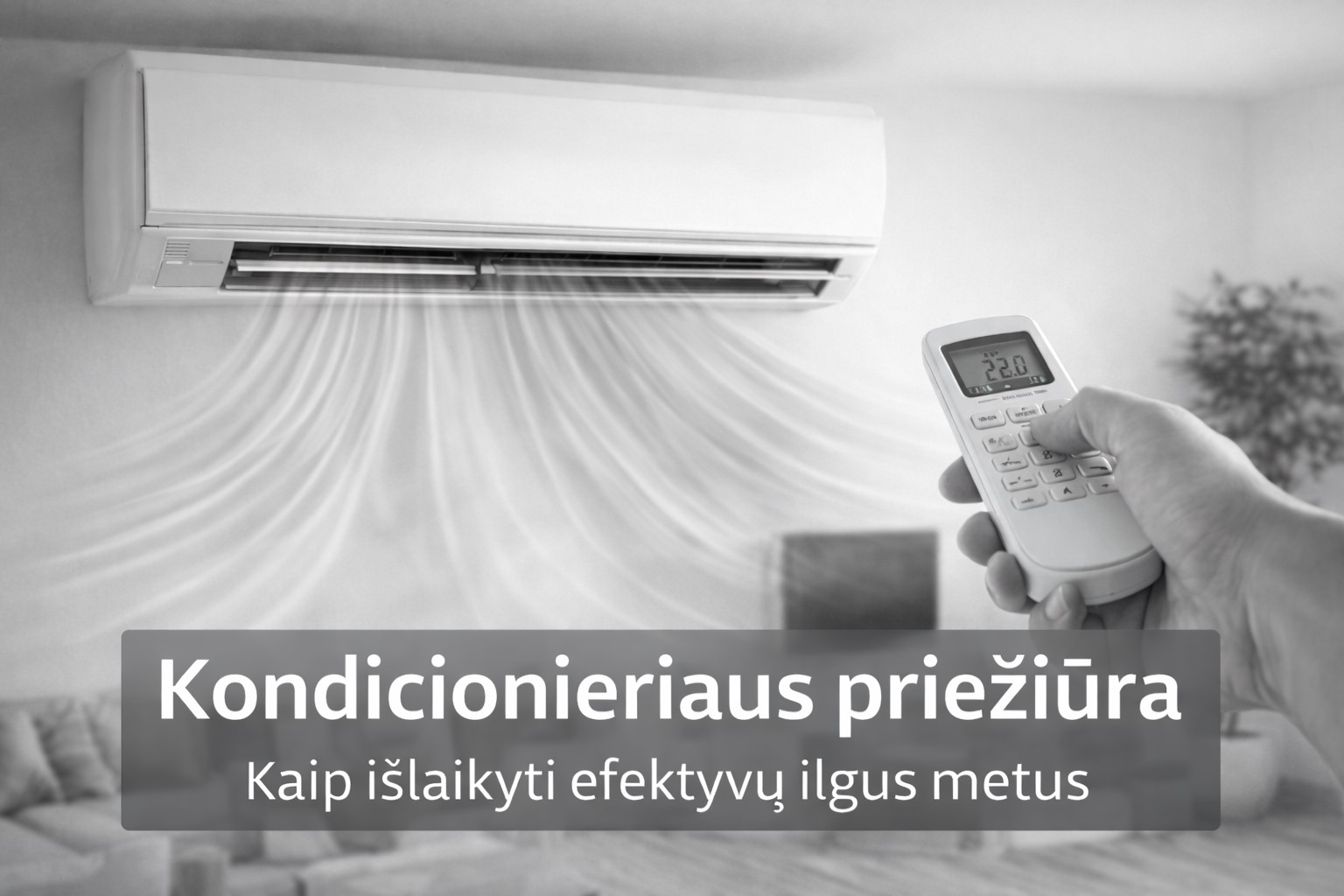 Kondicionieriaus priežiūra – kaip išlaikyti jį efektyvų ilgus metus