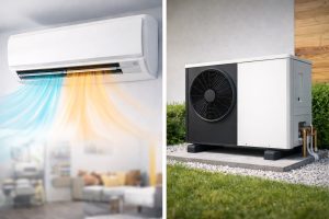 Skirtumai tarp šilumos siurblio oras–oras ir oras–vanduo