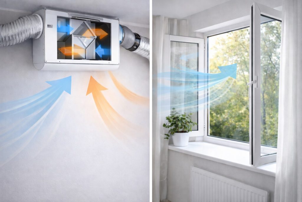 Rekuperatorius ar paprastas vėdinimas – kas efektyviau?