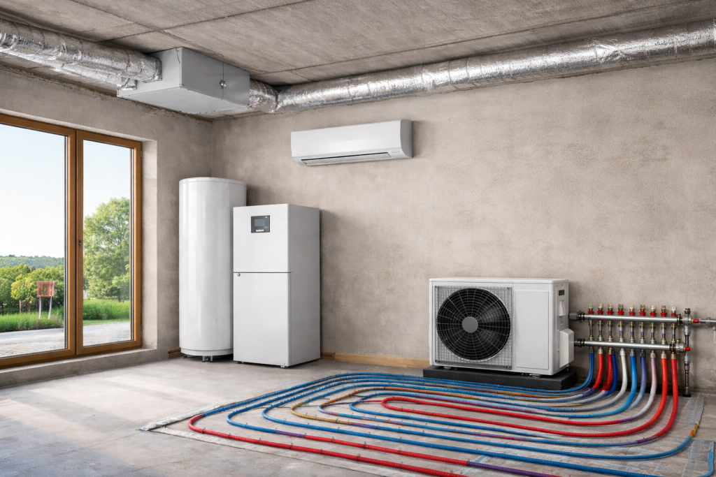 Kaip pasirinkti tinkamą vėdinimo ir šildymo sistemų kombinaciją naujos statybos namui?