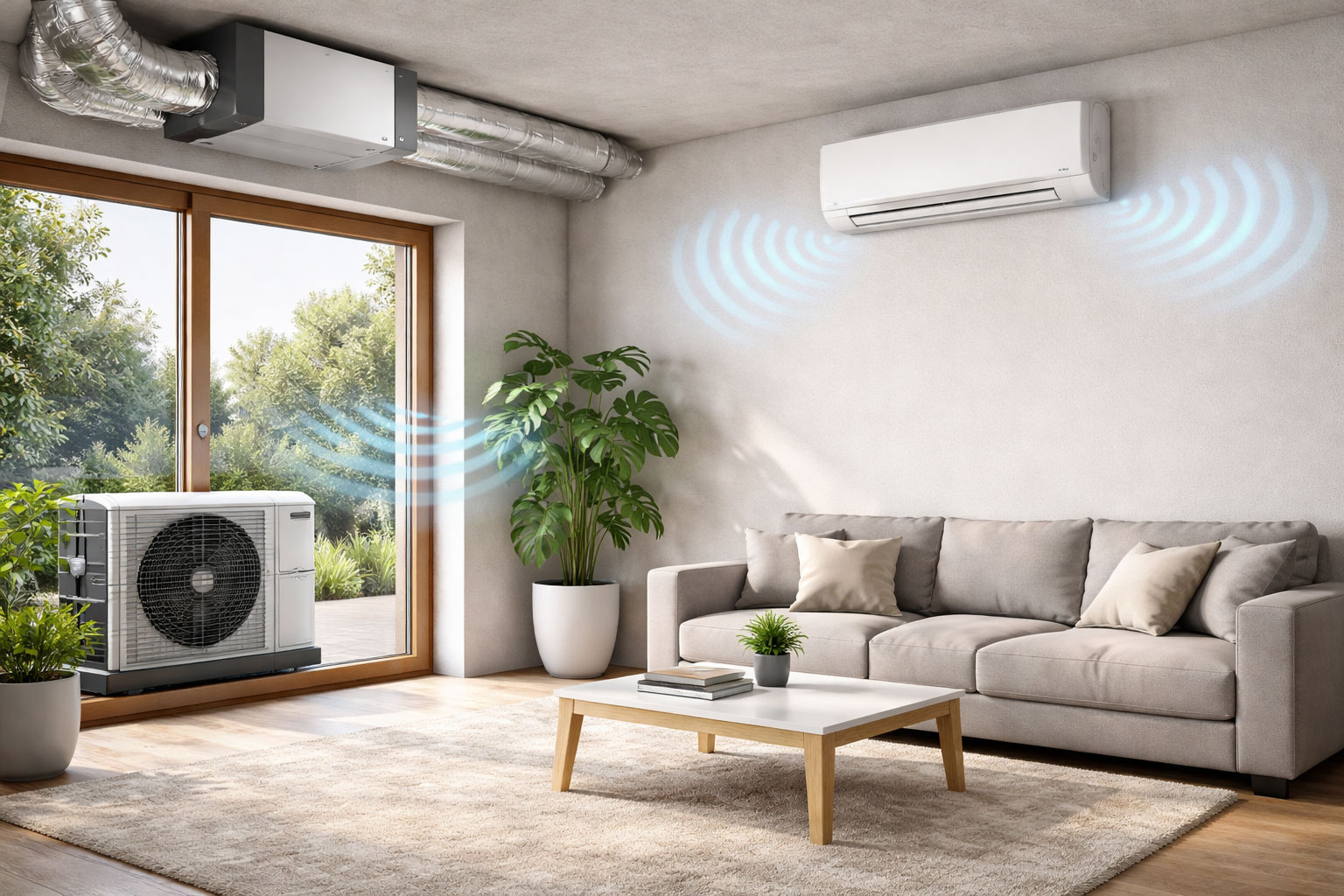 Triukšmo mažinimas namuose: kaip rekuperacija ir šilumos siurbliai veikia akustinį komfortą?