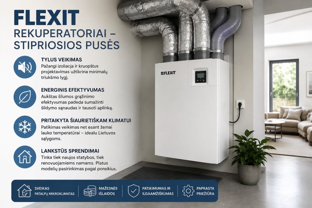 Flexit rekuperatoriai