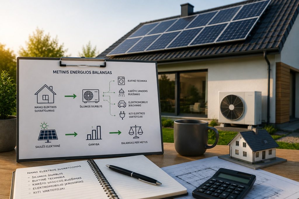 Metinis energijos balansas