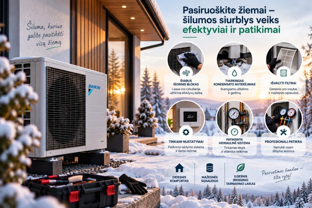Žiemos šiluma ir patikima priežiūra